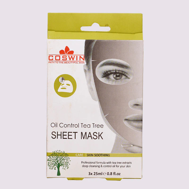 Oil control tea tree sheet mask